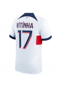 Fotbalové Dres Paris Saint-Germain Vitinha #17 Venkovní Oblečení 2023-24 Krátký Rukáv